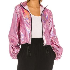 NWOT Revolve / Superdown Jamey Zip Front Jacket Pink XS